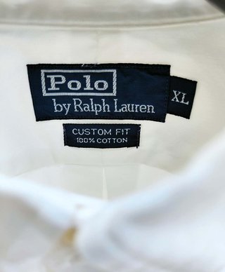 Polo Ralph Lauren Vintage 90's White Shirt XL
