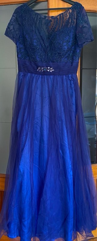 Vestido de fiesta azul