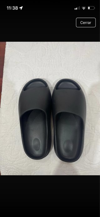 Chanclas negras para hombre talla 38-39