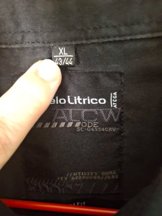 Camisa Angelo Litrico Negra Hombre