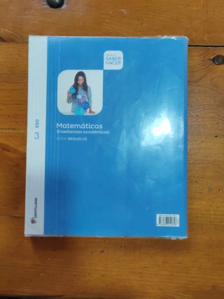 Matemáticas, enseñanzas académicas, 3 ESO serie...
