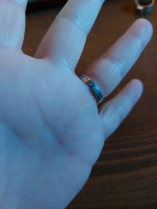 Anello vintage argento indiano