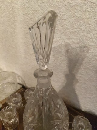 Servicio de licor Baccarat cristal