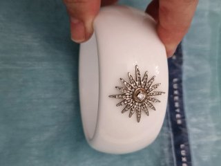 Pulsera Luxenter Blanca con Estrella