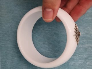 Pulsera Luxenter Blanca con Estrella