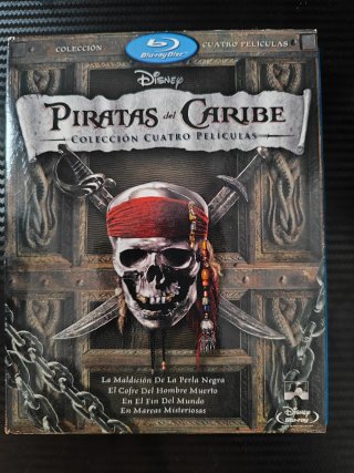 Colección Piratas del Caribe Blu-ray 4 Películas