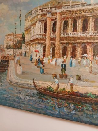 Cuadro al óleo Venecia