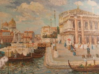 Cuadro al óleo Venecia