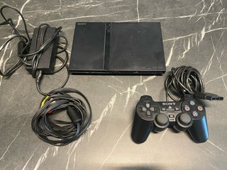Sony PS2 Slim Console Nera Completa