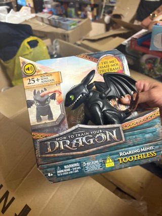 Figura Toothless Roaring Minis How to Train Your D