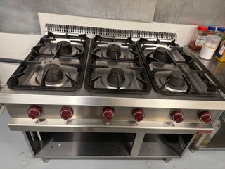 Cocina Industrial Diamond 6 Fogones