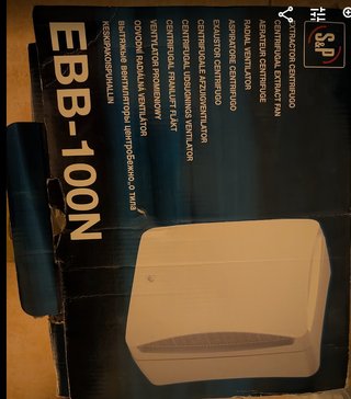 Extractor de aire S&P EBB-100N