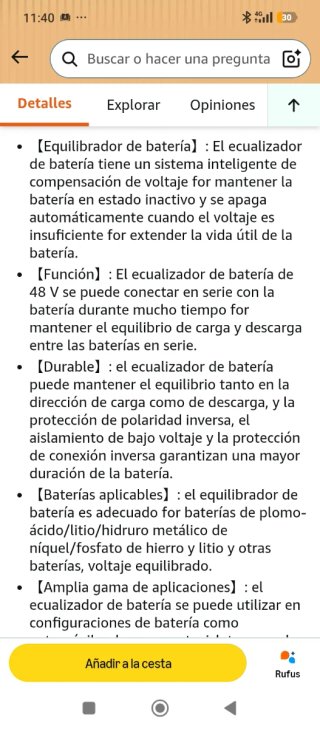 Equalizzatore 24/48V per batterie