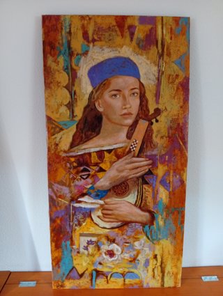 ¡PRECIOSO TRÍPTICO AL OLEO SOBRE LIENZO (62X124)!