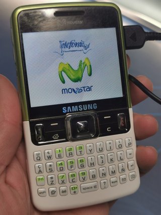 movil samsung C6620 movistar, en caja