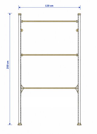 Perchero y Estantería Modular Profesional