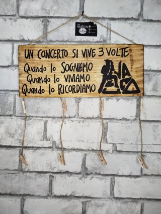 Portafoto Legno Vasco Rossi Un Concerto Si Vive 3