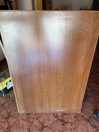 Escritorio vintage madera con cajones