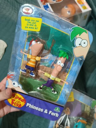 Phineas y Ferb Figuras Disney perry adorno mattel