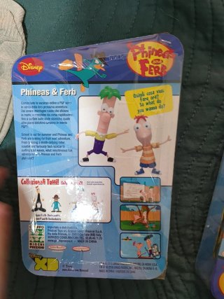 Phineas y Ferb Figuras Disney perry adorno mattel