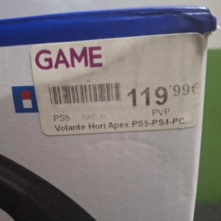 Volante y Pedales Hori para PlayStation