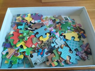 Puzzle Educa 3Puzzles Blancanieves 25Piezas Años80