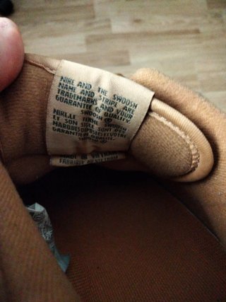 Nike Air Force 1 Beige/Marrón Originales