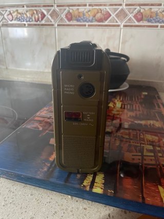 Grabadora Cassette Philips N2207 Dorada