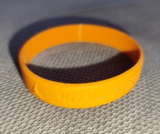 Pulsera Goma Jordan Naranja
