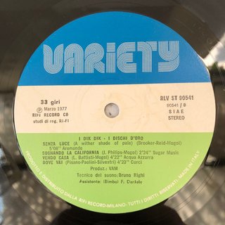 I Dik Dik - I Dischi D'Oro LP 12" 33 RPM 1977