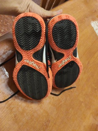 Zapatillas Hayber Correr Negro Naranja