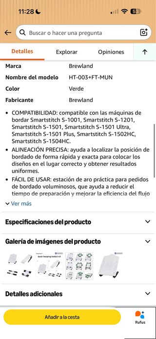 Kit básico bordado Smartstitch, Melco y Janome