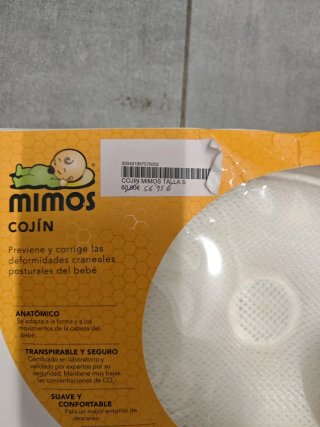 Cojín Mimos Talla S Antiplagiocefalia Bebé