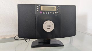 Radio CD Player Negro