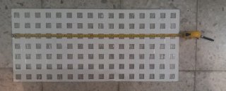 4 Paneles Aluminio Blanco Perforado