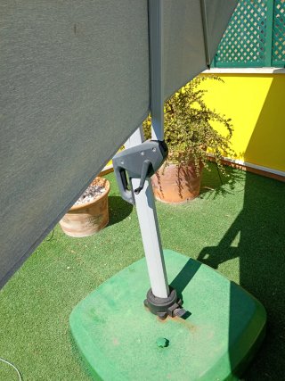 Parasol Beige Cuadrado