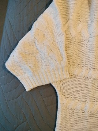 Lote 3 jerseys punto Zara, blanco y sin marca