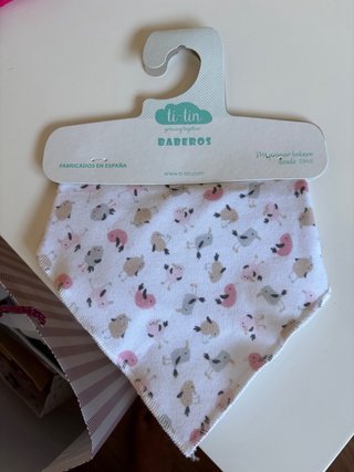 Babero Ti-tin Estampado Pájaros