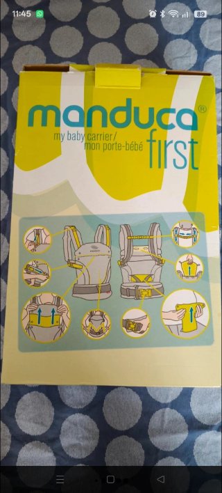 Mochila Porteo Manduca First Ergonómica