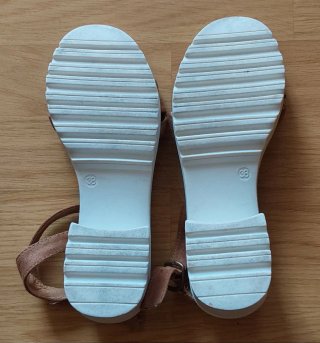 Sandalias Inside Marrones Talla 38