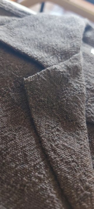 Zara Man Camicia Marrone Texture L