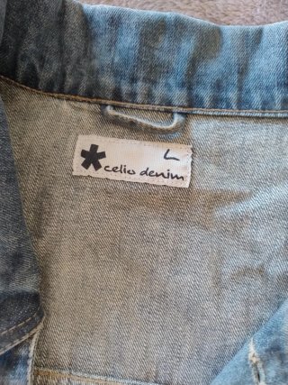 Chaqueta tejana azul Talla L