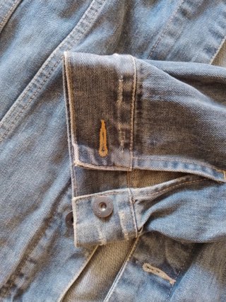 Chaqueta tejana azul Talla L