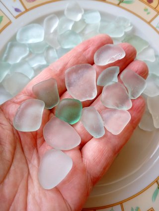 Vetro marino pastello decorazione matrimonio