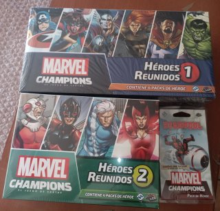 Marvel Champions Héroes Reunidos 1 y 2 + Deadpool