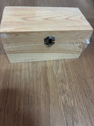 Caja joyero de madera con cierre