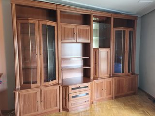 Conjunto salón: mesa+4 sillas; mesa centro+mueble