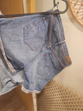 Lote 2 Vaqueros Cortos Levis y Lee azules Vintage