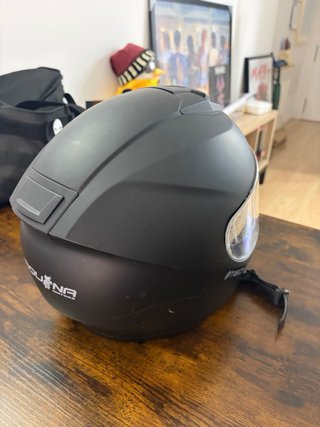 Casco Moto Integral Negro XL