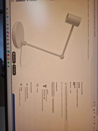 Mesa y silla de oficina Luminaria Ikea Nymane